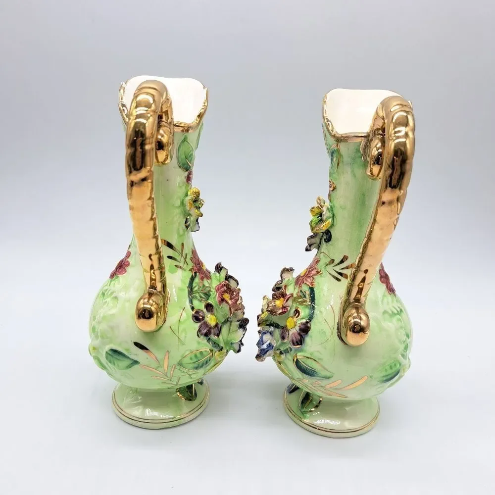 Vintage Vases‎ And Matching Dish